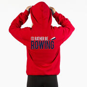 Crew Hooded Sweatshirt - I'd Rather Be Rowing (Back Design)