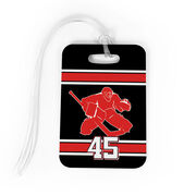 Hockey Bag/Luggage Tag - Personalized Hockey Goalie