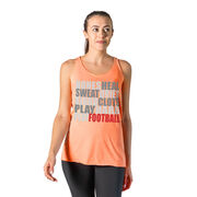 Football Women's Everyday Tank Top - Bones Saying Football