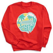 Tennis Crewneck Sweatshirt - Serve's Up