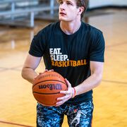 Basketball T-Shirt Short Sleeve Eat. Sleep. Basketball.