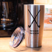 Field Hockey 20 oz. Double Insulated Tumbler - Crossed Sticks Icon