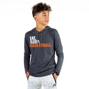 Men's Basketball Lightweight Hoodie - Eat Sleep Basketball