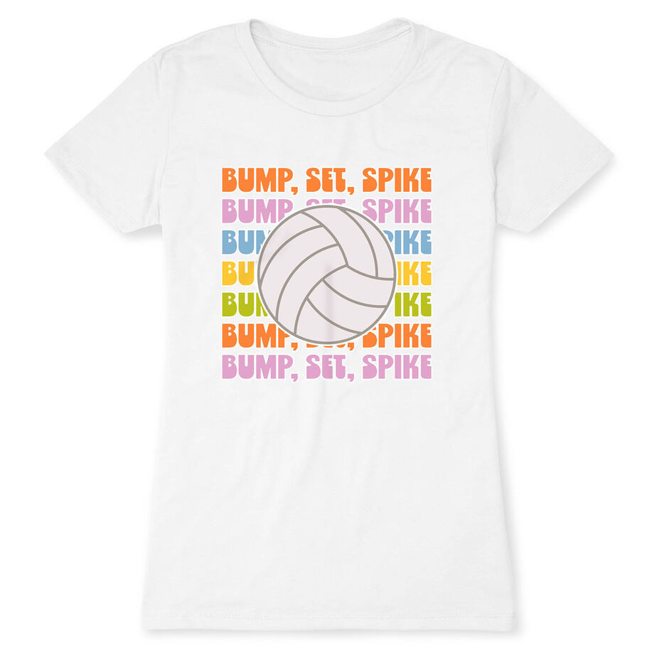 Volleyball Women's Everyday Tee - Bump, Set, Spike