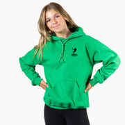 Lacrosse Hooded Sweatshirt - Just Chillax'n (Back Design)