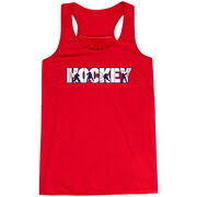 Hockey Flowy Racerback Tank Top - Hockey Life