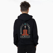 Guys Lacrosse Hooded Sweatshirt - Nashville Lacrosse (Back Design)