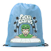 Hockey Drawstring Backpack - Pucky Charms