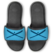 Baseball Repwell&reg; Slide Sandals - Crossed Bats with Ball