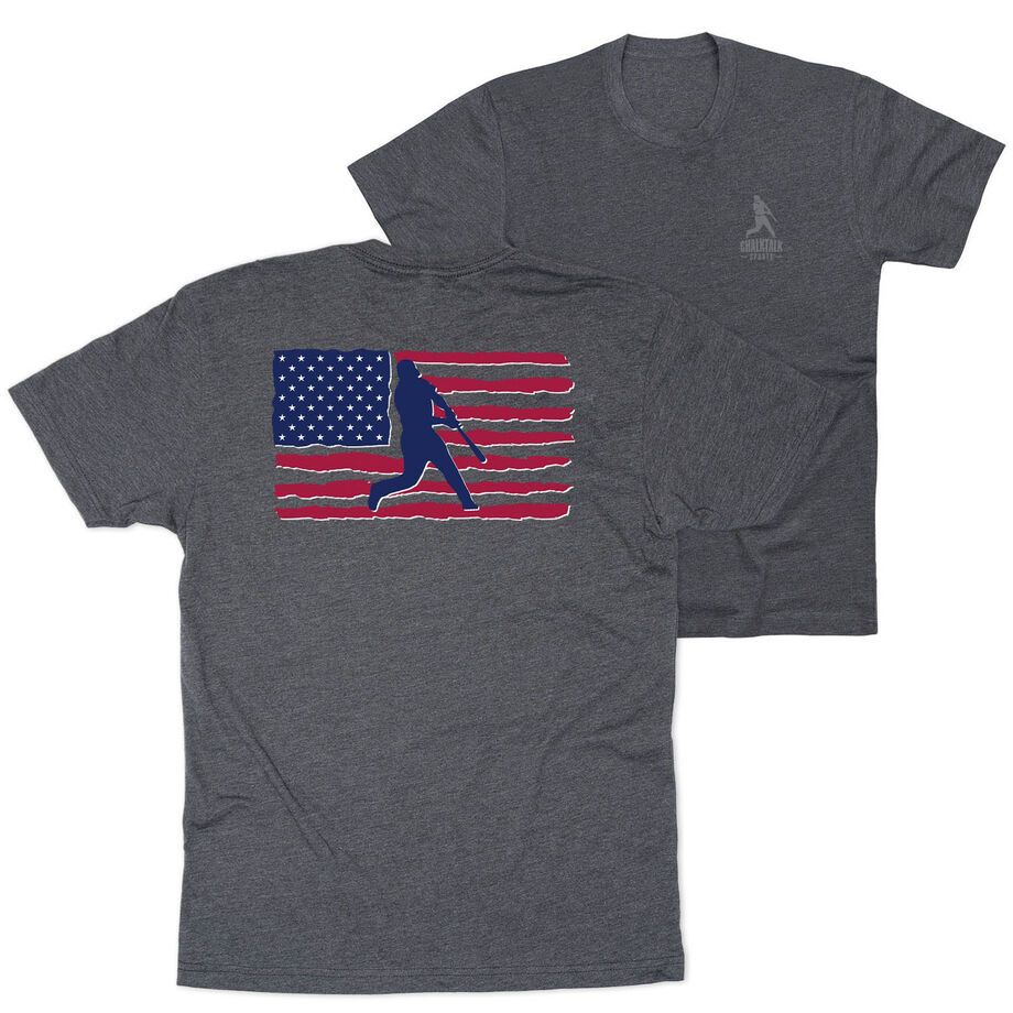 Baseball Short Sleeve T-Shirt - Baseball Land That We Love (Back Design)