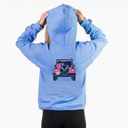 Girls Lacrosse Hooded Sweatshirt - Lax Cruiser (Back Design)