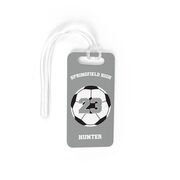 Soccer Bag/Luggage Tag - Personalized Soccer Team Ball
