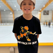 Hockey Short Sleeve T-Shirt - Hat-Trick or Treat
