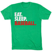 Baseball T-Shirt Short Sleeve Eat. Sleep. Baseball.