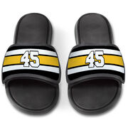Hockey Repwell&reg; Slide Sandals - Number Stripes