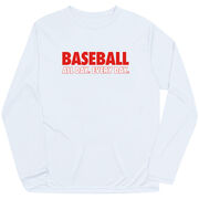 Baseball Long Sleeve Performance Tee - Baseball All Day Everyday