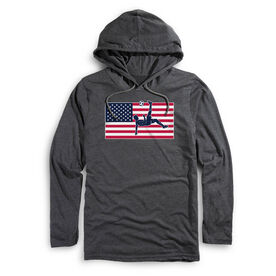 Men's Soccer Lightweight Hoodie - Patriotic Soccer
