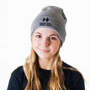 Skiing & Snowboarding Embroidered Beanie - I'm Difficult