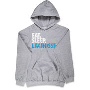 Lacrosse Hooded Sweatshirt - Eat. Sleep. Lacrosse.