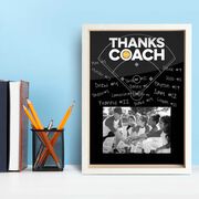 Softball Premier Frame - Thanks Coach