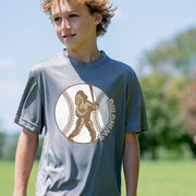 Baseball Short Sleeve Performance Tee - Baseball Bigfoot