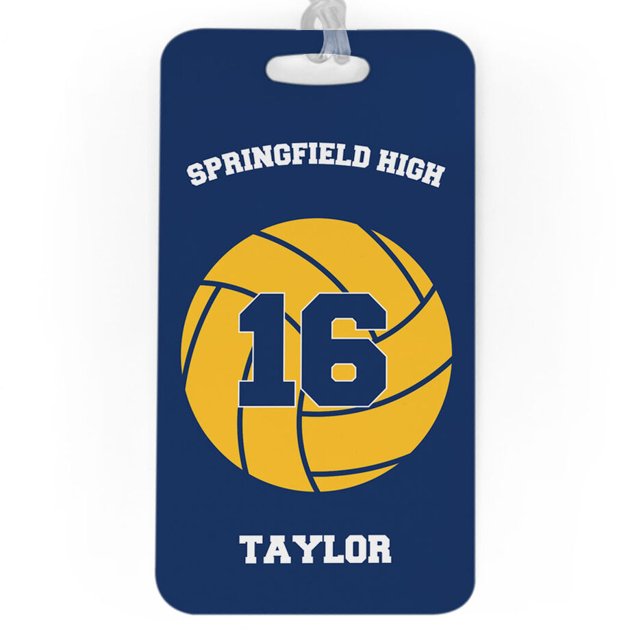 Volleyball Bag/Luggage Tag - Personalized Volleyball Team
