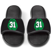 Basketball Repwell&reg; Slide Sandals - Basketball With Number