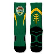 Custom Team Graphic Flex Mid-Calf Socks - Football