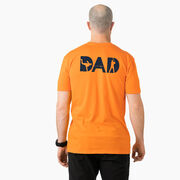 Baseball Short Sleeve T-Shirt - Baseball Dad Silhouette (Back Design)