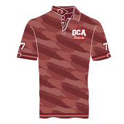 Custom Team Short Sleeve Polo Shirt - Football Brushstroke