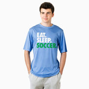 Soccer Short Sleeve Performance Tee - Eat. Sleep. Soccer.