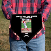 Baseball Home Plate Plaque - Player Photo
