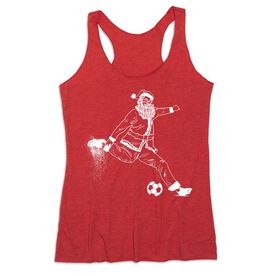 Soccer Women's Everyday Tank Top - Santa Soccer