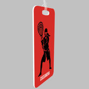 Girls Lacrosse Bag/Luggage Tag - Personalized Goalie