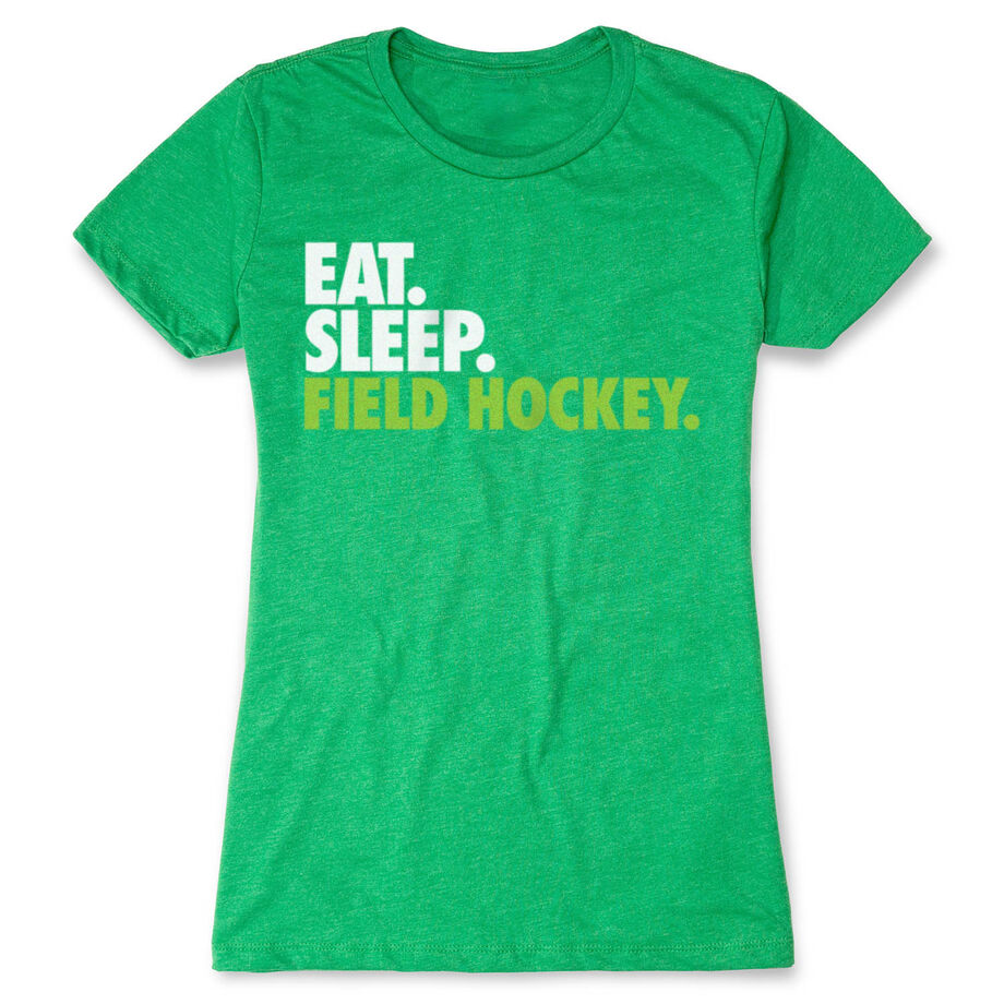 Field Hockey Women's Everyday Tee - Eat. Sleep. Field Hockey.