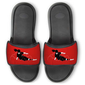 Softball Repwell&reg; Slide Sandals - Hit Steal Run Slide