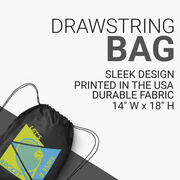 Tennis Drawstring Backpack - Let's Raise A Racket