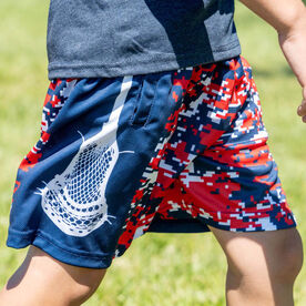 Patriotic Digital Camo Lacrosse Shorts
