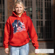 Hockey Hooded Sweatshirt - Hockey Eagle