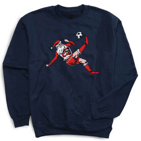 Soccer Crewneck Sweatshirt - Soccer Santa