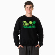 Pickleball Crewneck Sweatshirt - Eat. Sleep. Pickleball