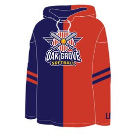 ChalkTalk Custom Team Hoodie - Softball Half & Half