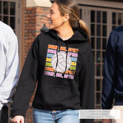 Volleyball Hooded Sweatshirt - Bump, Set, Spike