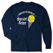 Tennis Tshirt Long Sleeve - Servin' Aces