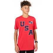 Hockey T-Shirt Short Sleeve - Hockey USA Gold