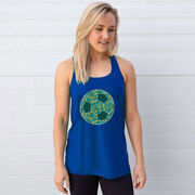Soccer Flowy Racerback Tank Top - Summer Kicks