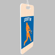 Baseball Bag/Luggage Tag - Personalized Baseball Player Guy