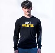 Wrestling Tshirt Long Sleeve - Just Wrestle