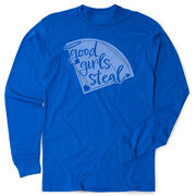 Softball Tshirt Long Sleeve - Good Girls Steal