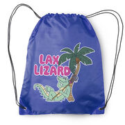 Guys Lacrosse Drawstring Backpack - Lax Lizard